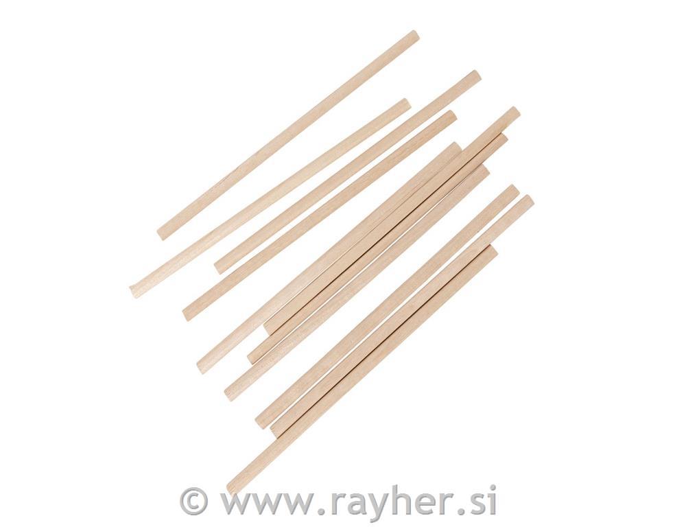Lesene palčke, 100 mm, 4 mm, naravne, 60 kom, FSC