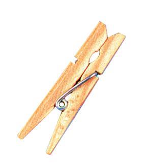 Mini wooden clothes pegs, 2,5 cm,natural, 48 pcs, FSC