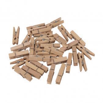 Wooden clothes pegs, natural, 3,5cm, FSC