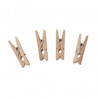 Wooden clothes pegs, natural, 3,5cm, FSC