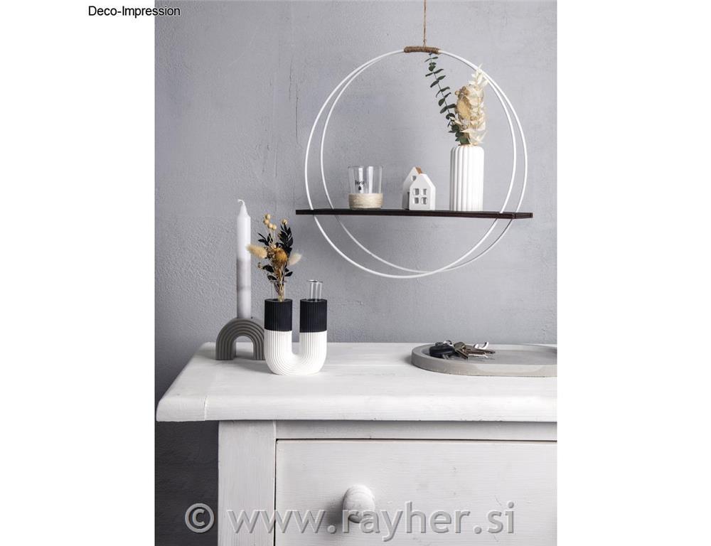 CK Deco rings+wood board, FSC Mix Credit, o 35cm, to hang up, box 1set