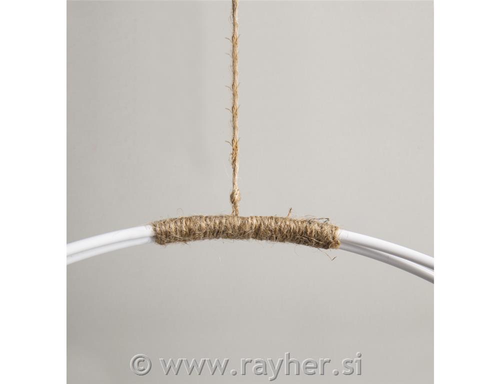 CK Deco rings+wood board, FSC Mix Credit, o 35cm, to hang up, box 1set