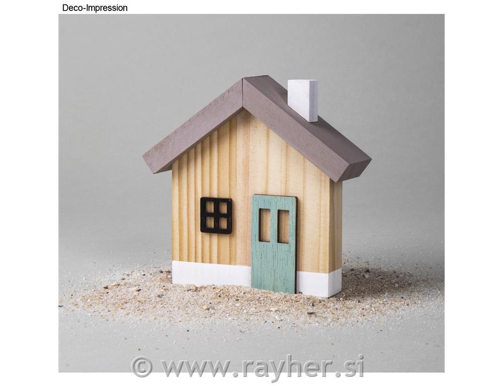 Wooden House 11,5x3,5x11 cm