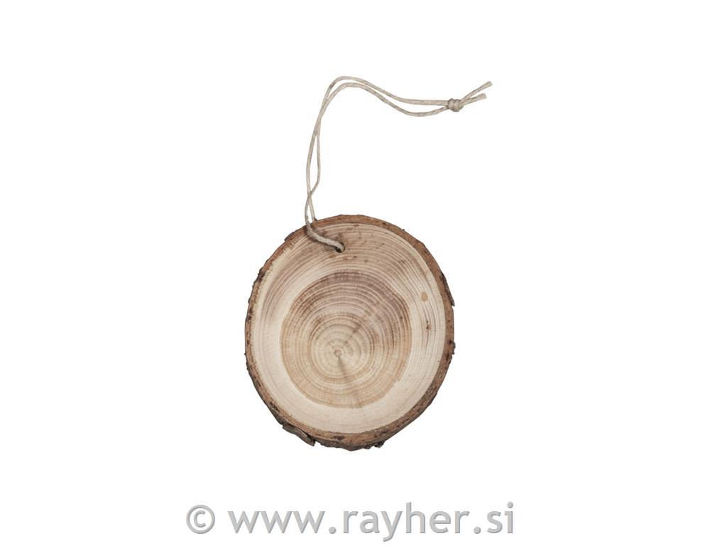 Leseni diski, 6.5-7.5cm, set 4