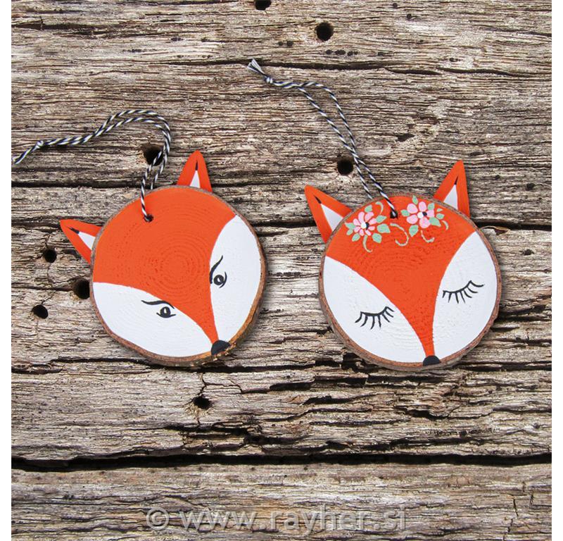 Leseni diski, 6.5-7.5cm, set 4