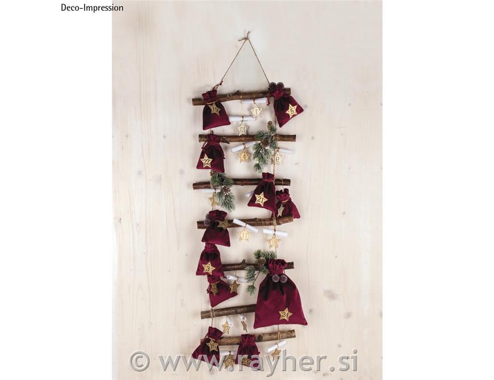 Obešanka lestev iz vej 96x30x2 cm