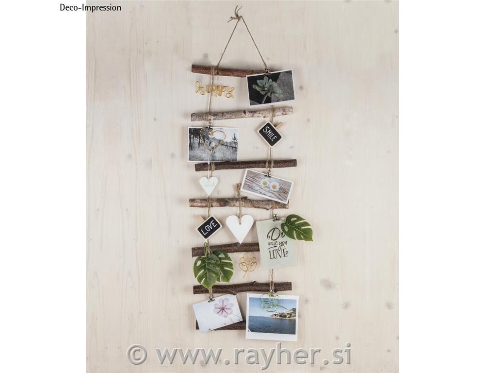 Obešanka lestev iz vej 96x30x2 cm