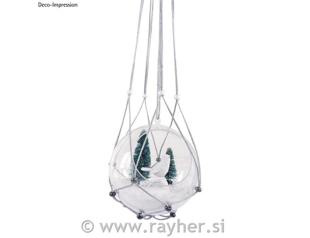 Deco firs, snow-covered, 5+7cm assort.,