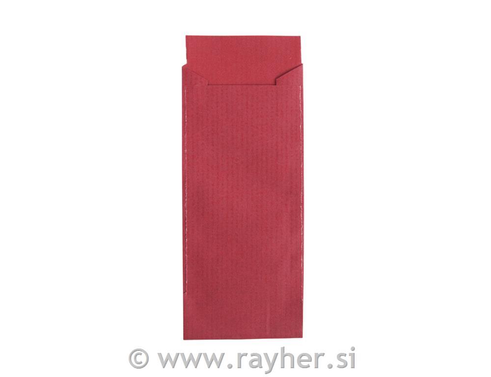 Vrečke papirnate 5,3x11,5 cm 60g, 50 kosov, bordo rdeče
