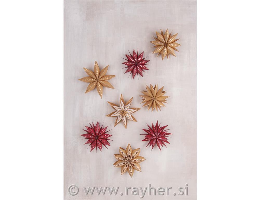 Vrečke papirnate 5,3x11,5 cm 60g, 50 kosov, bordo rdeče