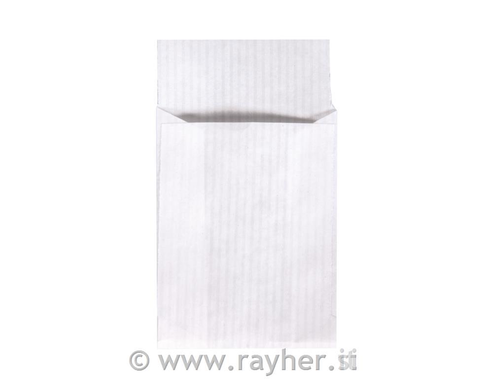 Mini paper bag XXS, white, 4.5x6cm, tab-bag 50pcs