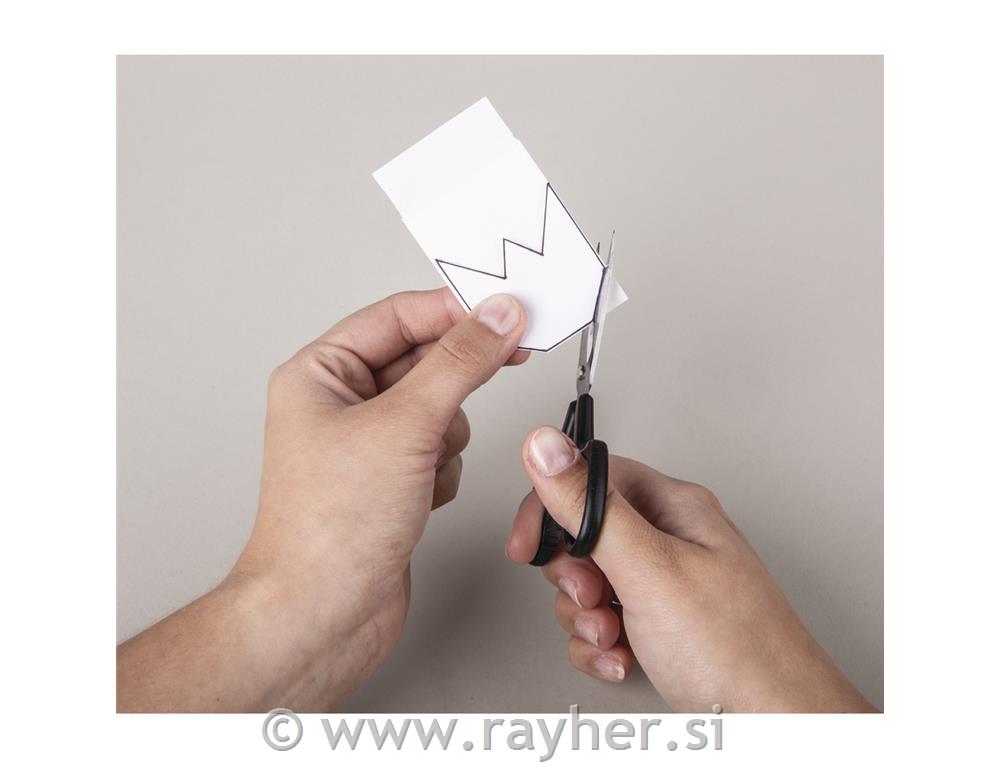 Mini paper bag XXS, white, 4.5x6cm, tab-bag 50pcs