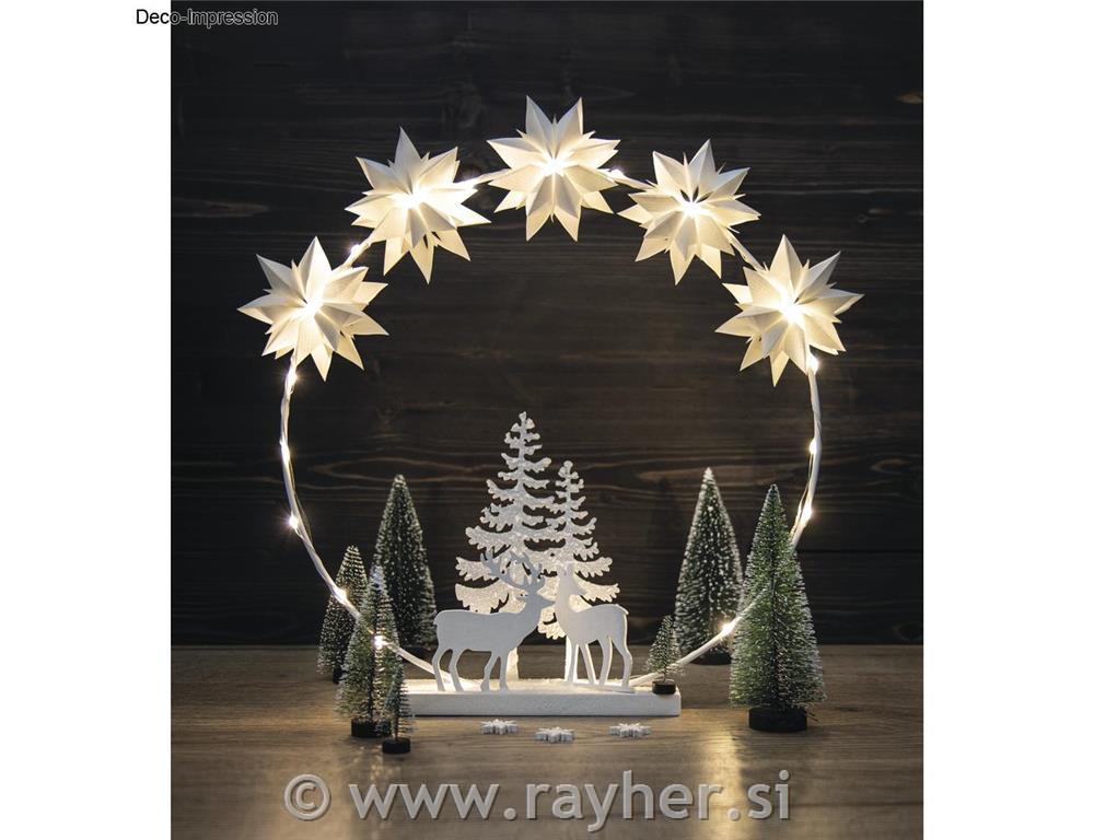 Mini paper bag XXS, white, 4.5x6cm, tab-bag 50pcs