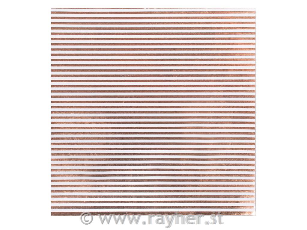 Origami leaflets, FSC Mix Credit, copper, 15x15cm, 70 g/m2, tab-bag 50pcs