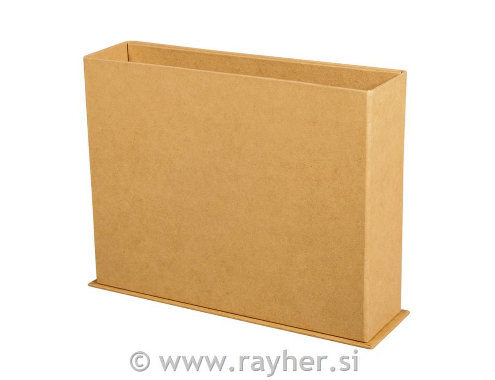 Okvir iz papirne mase,kraft,19.5x5.5x15cm,za fotog. 9x13cm