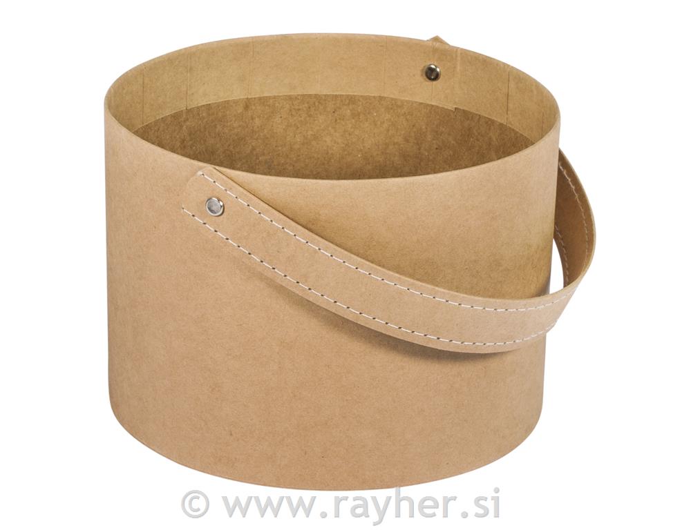 Košarica iz papirne mase, 14x10cm