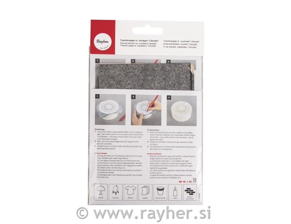 Transfer "Lifestyle", 5xA4 transfer papir+predloge