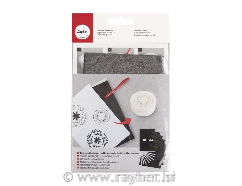 Transfer paper A4, tab-bag 10pcs