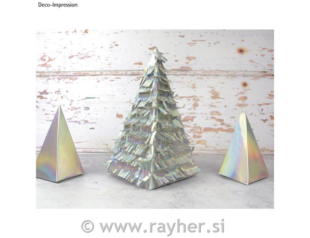 Karton A4 210g holograf.srebrn 10 kosov