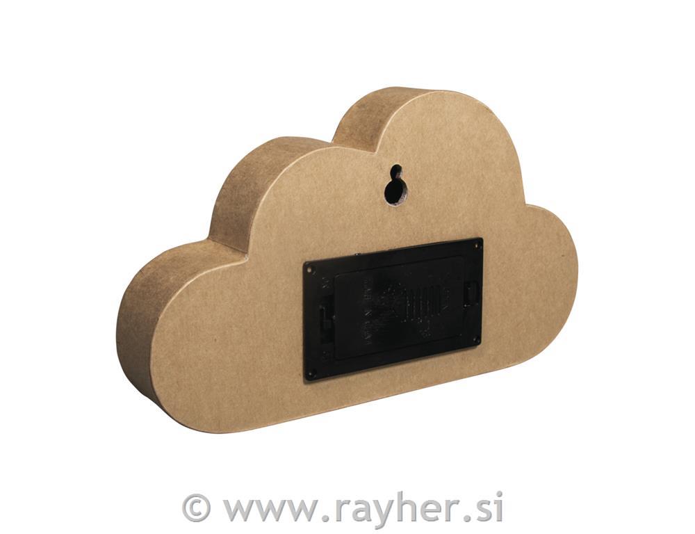 Nočna lučka iz pap.mase, Oblak, 20x3x11.5cm