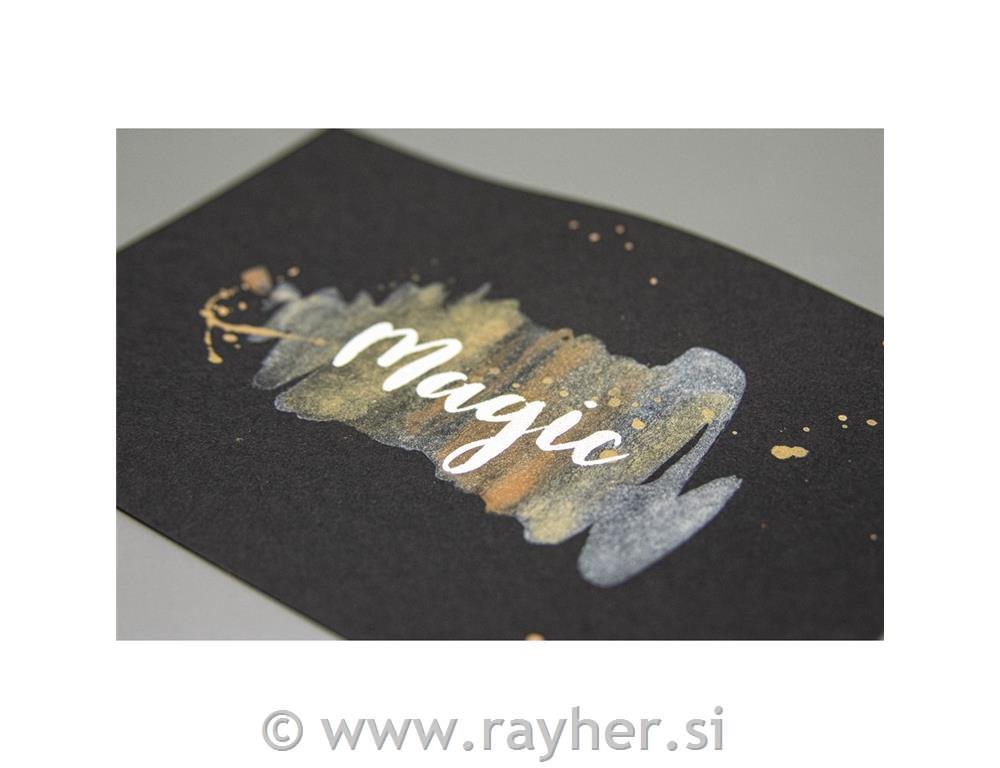 Blok akvarelni/Mixed Media, črn,150x210mm,270 g/m2,15 listov