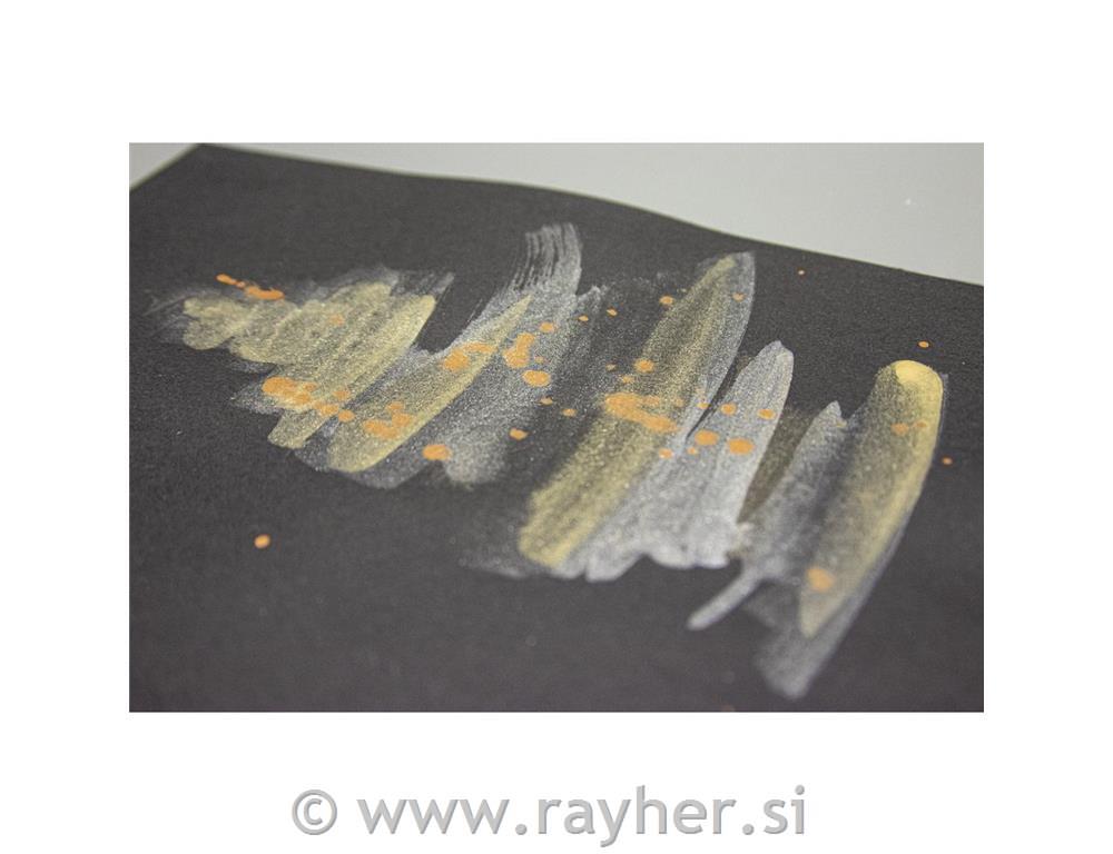 Blok akvarelni/Mixed Media, črn,210x300mm,270 g/m2,15 listov