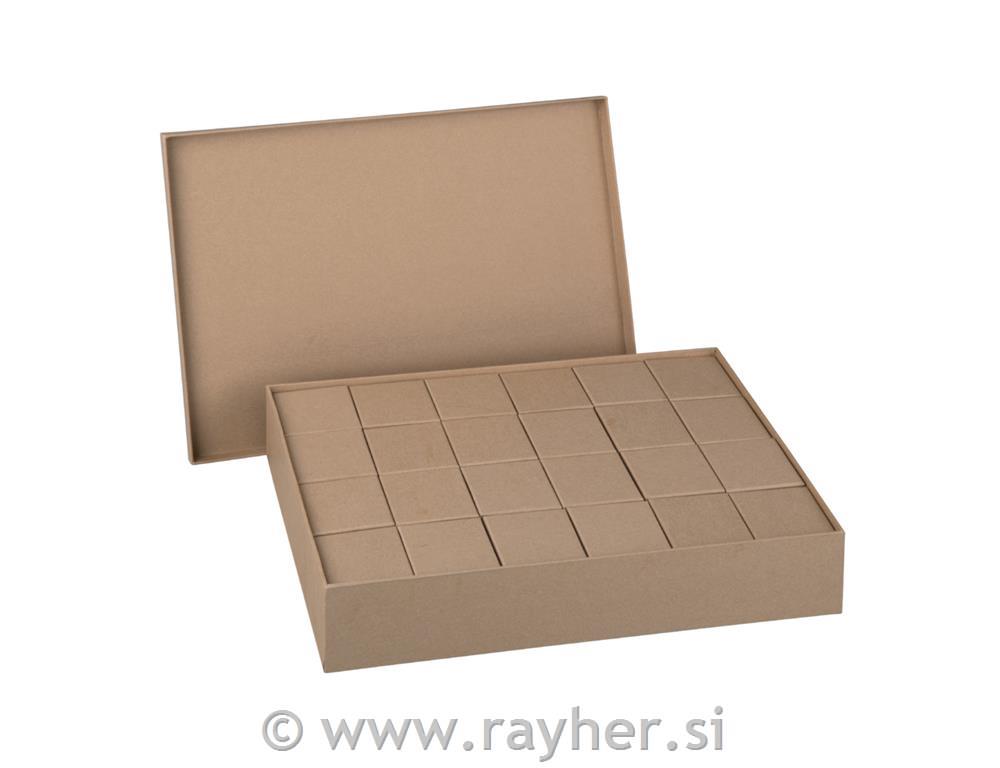 Adventni koledar, 24 kosov + 1, 26x38x7cm