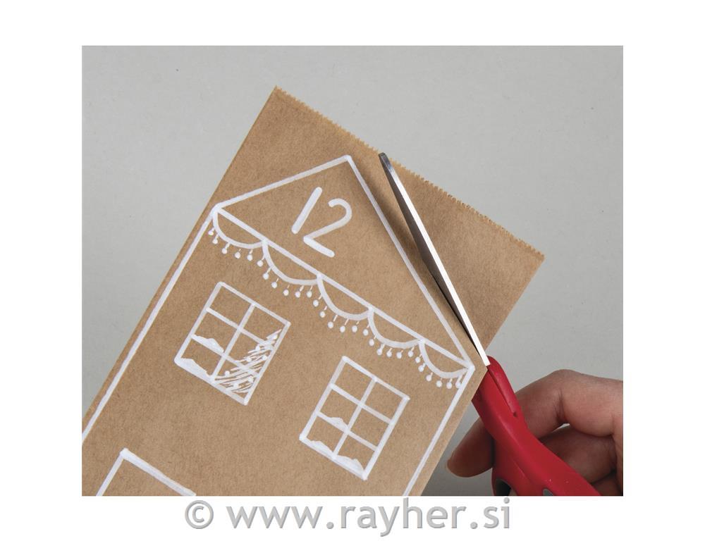 CK Advent calendar Paper bag houses24 bags, acrylic marker, baker's twine