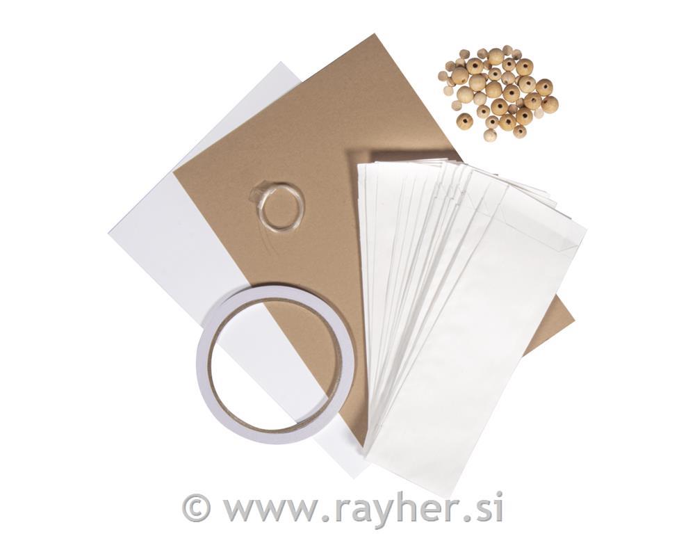 Set za izdelavo zvezd iz pap. vrečk