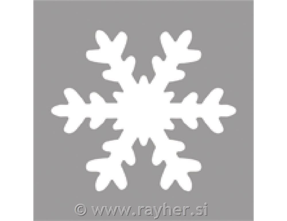 Luknjač, snežinka, 5.08cm