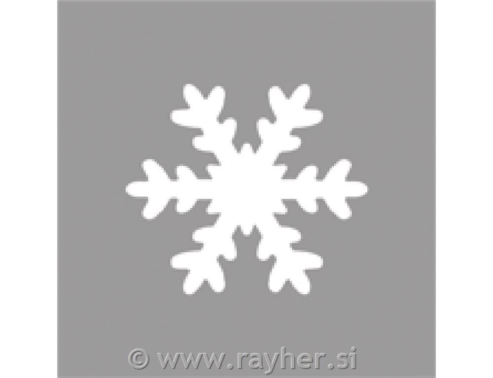 Motive puncher: snowflake, 3.81cm , (1 1/2"), tab-blister 1pc