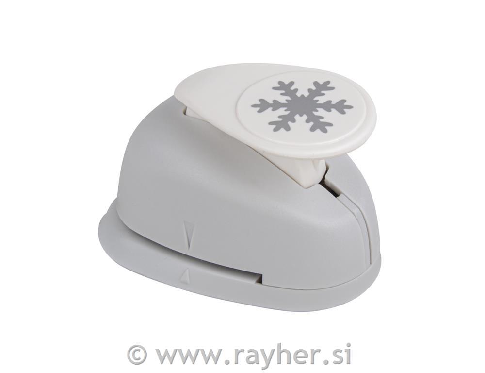 Motive puncher: snowflake, 2.54cm , (1"), tab-blister 1pc