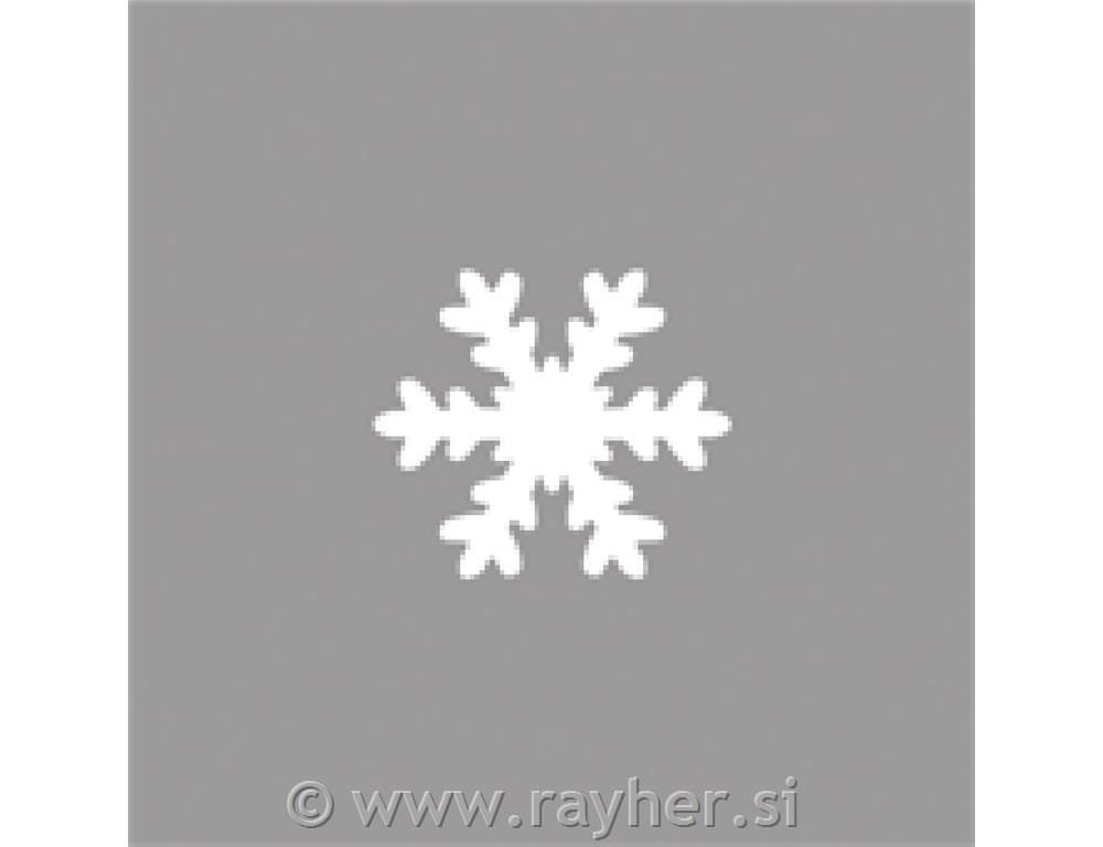 Motive puncher: snowflake, 2.54cm , (1"), tab-blister 1pc