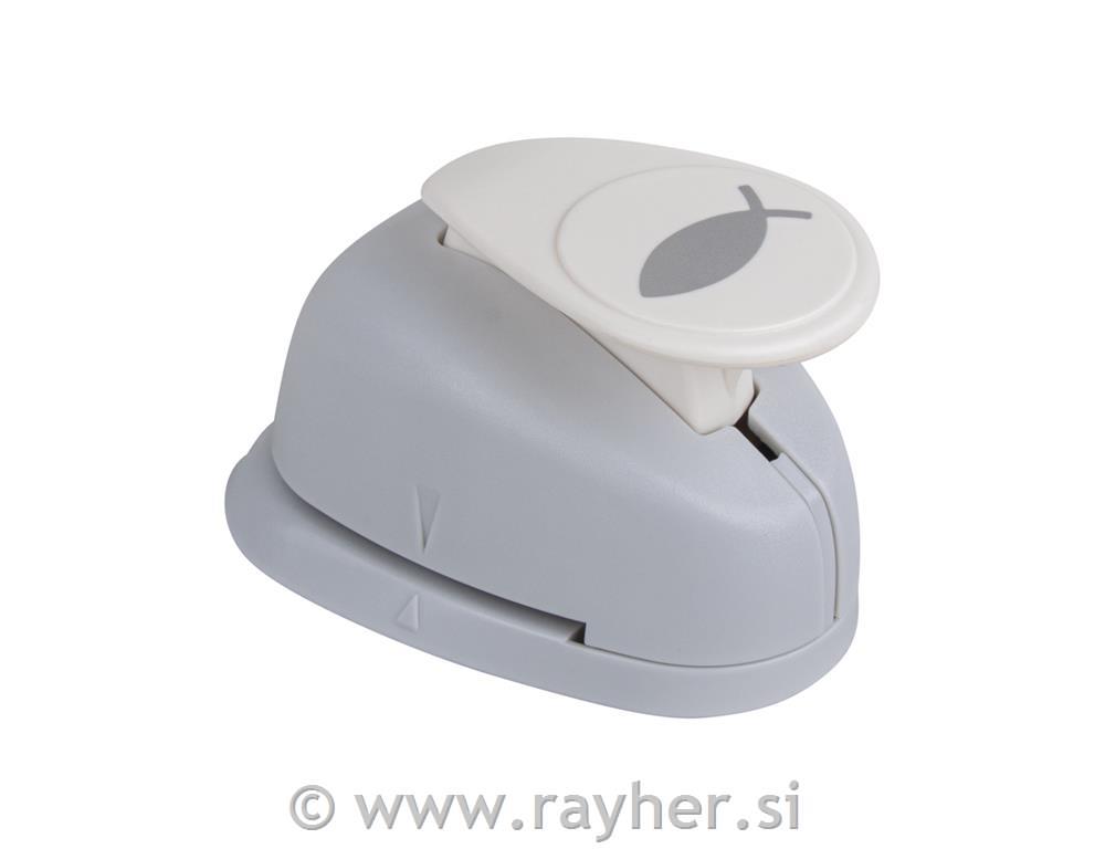 Motive puncher: Fish, 2.54cm , (1"), tab-blister 1pc