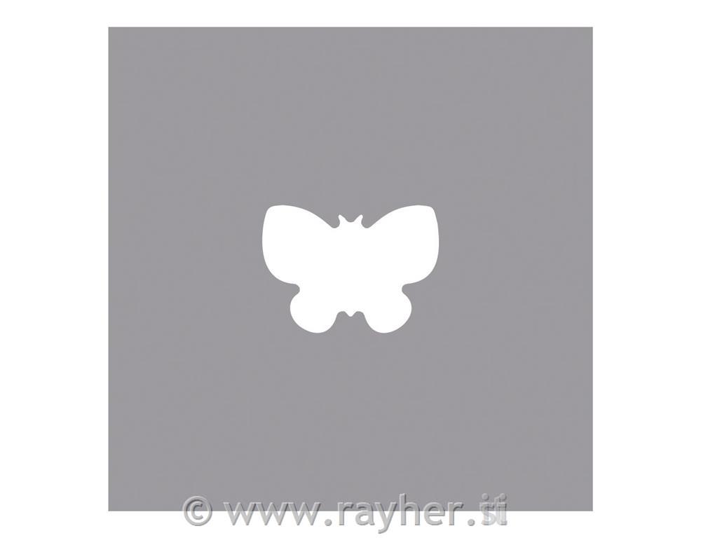 Luknjač mini obesek, metulj, 0.95 cm