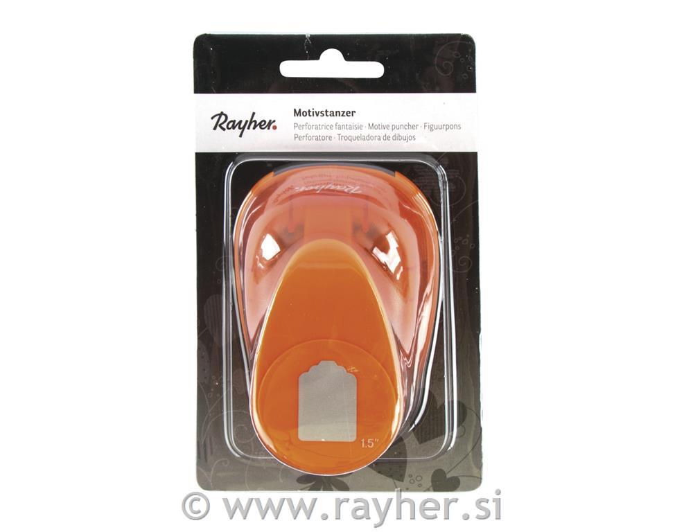 Luknjač:Etiketa, 6.8x4.5cm, (3")