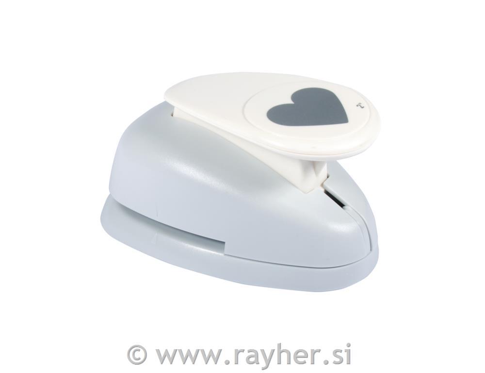 Luknjač: Srce, 5cm o, (1 2/5")