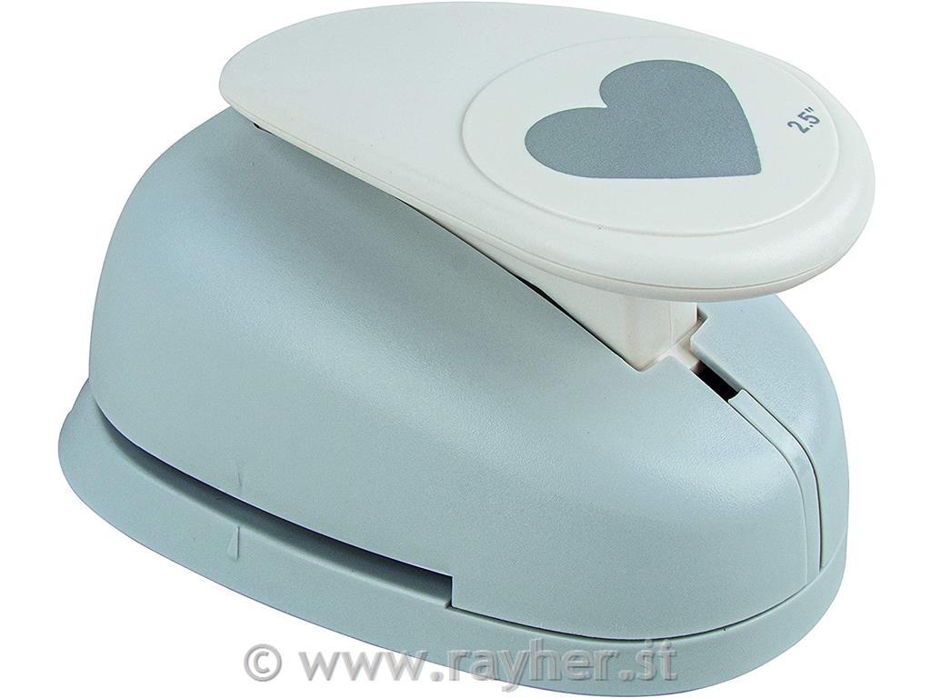 Motive puncher: Heart, 6.3cm o, (2 1/2")