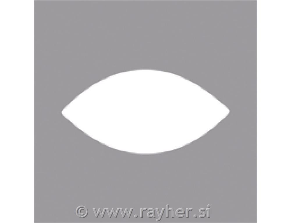 Luknjač, list, 5.08x2.54cm