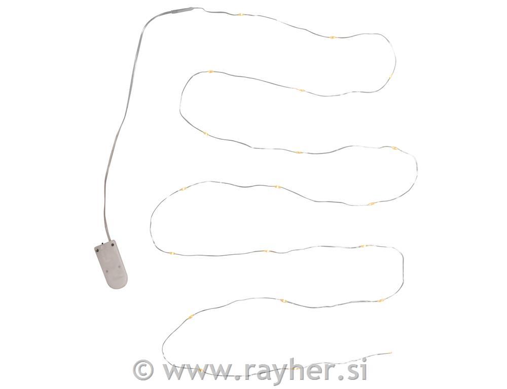 Mikro LED lučke, 230 cm, 20 lučk