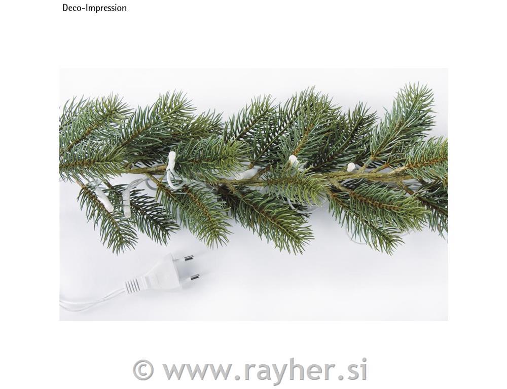 LED- garland of lights, inner area, whit