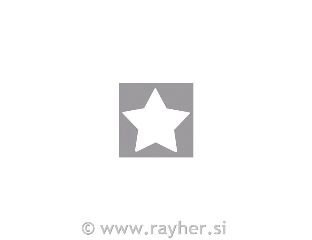 Motive puncher: Star, 7.1cm , (3"), tab-blister 1pc
