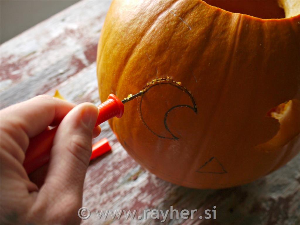 Rezila in pripomočki za izrezovanje buč, 5 kosov