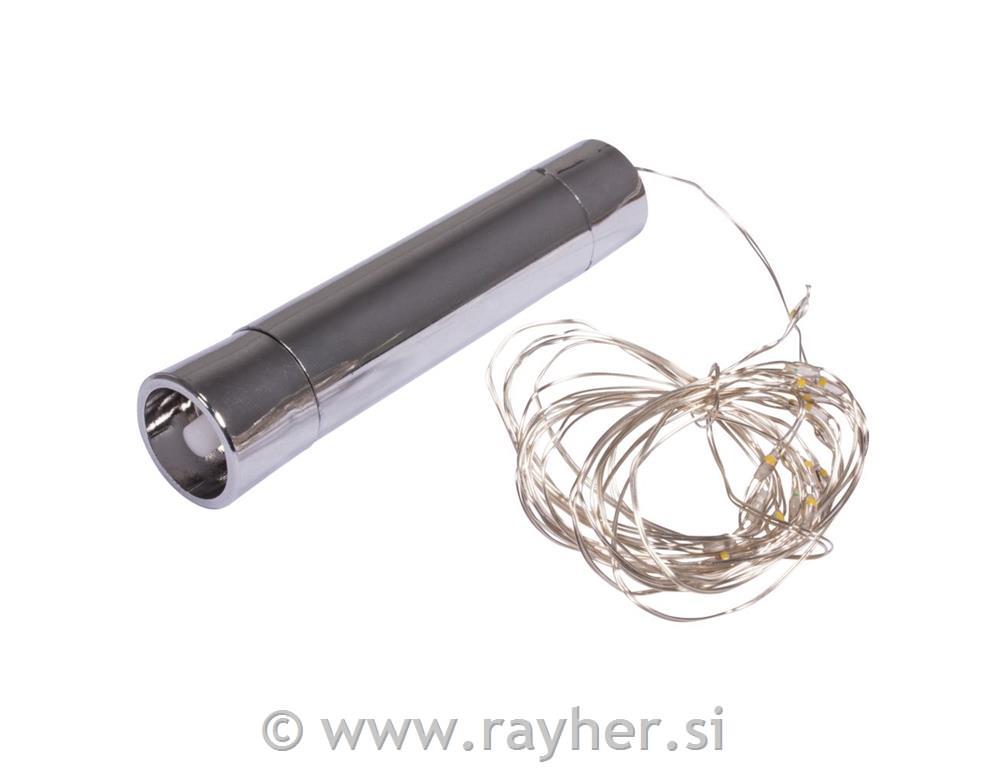 Lučke LED na kablu, 106.8cm, 20 lučk