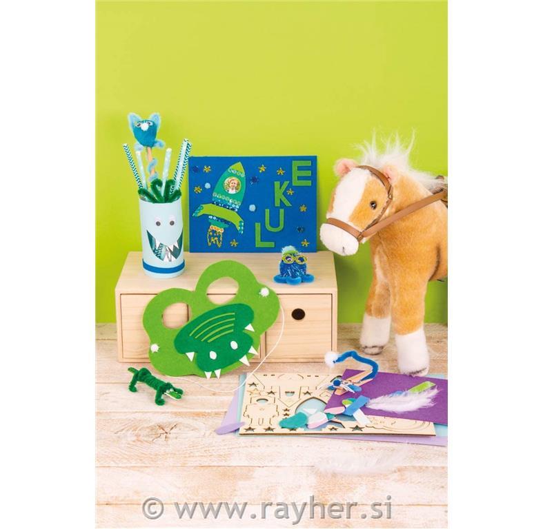 Mega craft box Fantasy, 1000-partblue-green/pink-purple, box