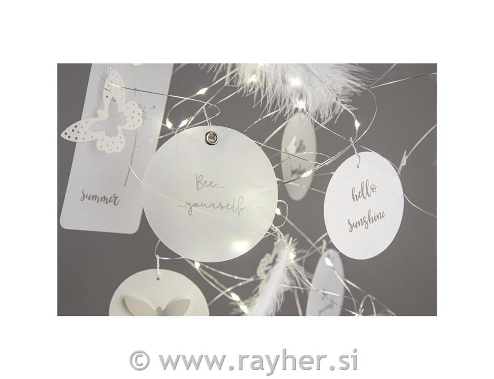 Mini LED lučke, 4x1,2 m, 96 lučk, za notr.uporabo