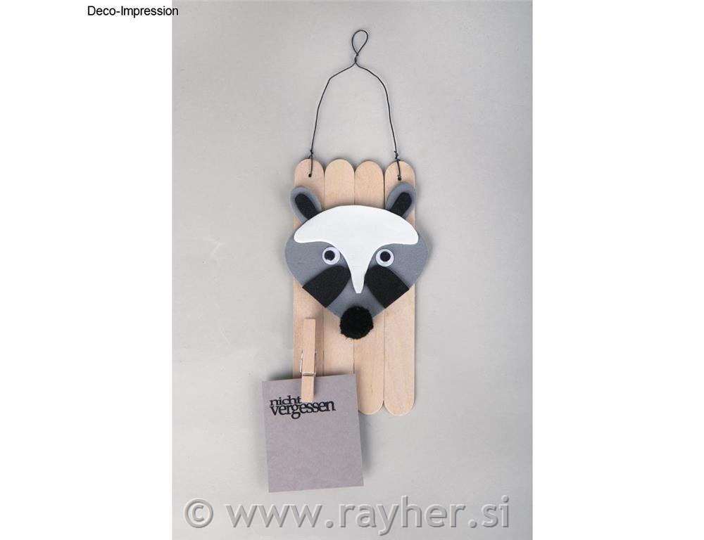 Ustvarjalni set "Lesene osnove", 450 kosov