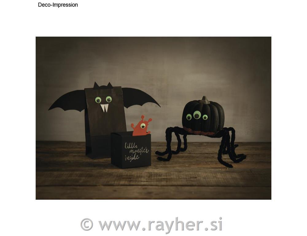 Očesa plastična, svetleča v temi, sort. 40 kosov