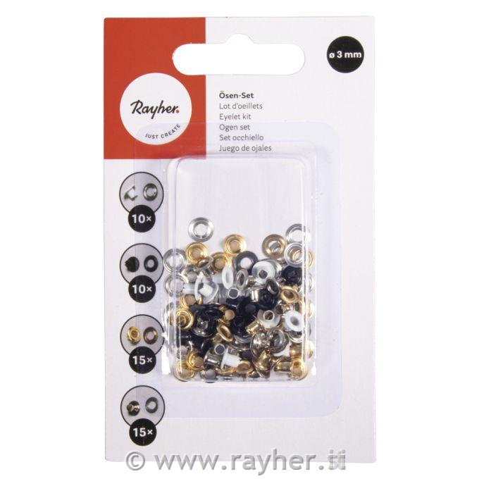 Kovice za luknje 3 mm 50 kosov