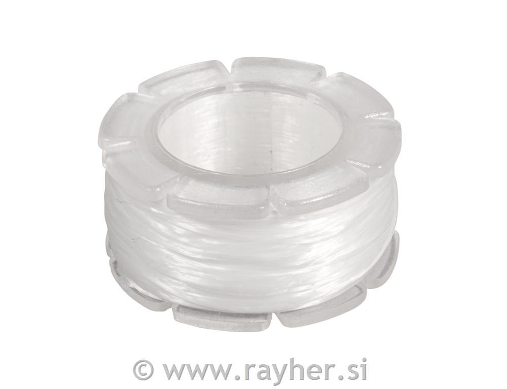 Laks elastičen, kristalen, 0,5 mm, 30 m